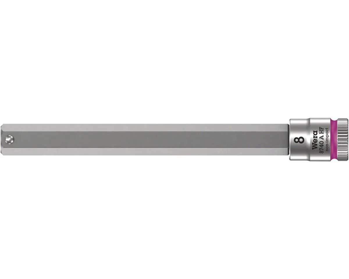 Wera 8740 A HF Bit (1/4" Socket) (100mm) (8mm)